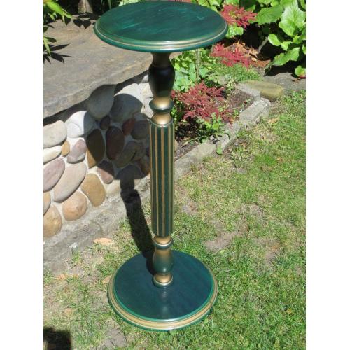 Wooden turned display Pedestal/ Flower-arranging display stand/ Wedding flowers - 29'' tall