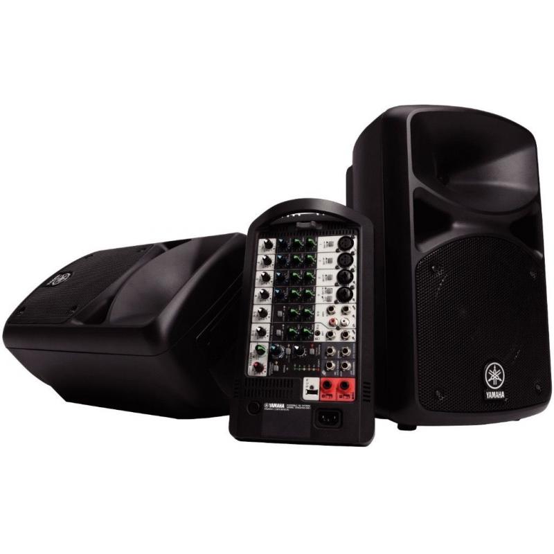 Yamaha Stagepas 400i PA System Including Speaker Stands with Bag