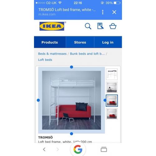 Double loft bed