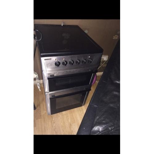 Silver beko cooker electric