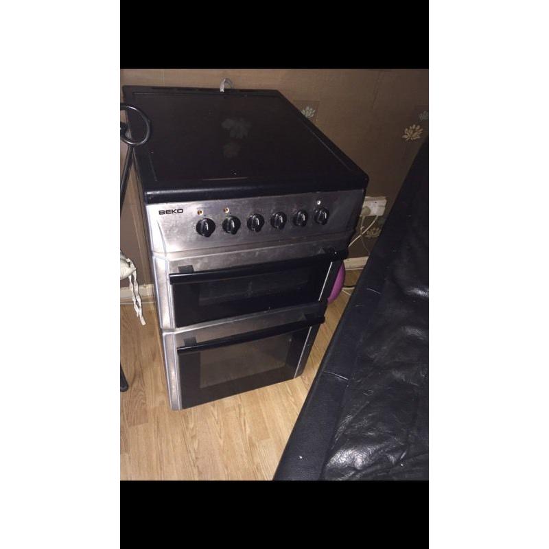 Silver beko cooker electric
