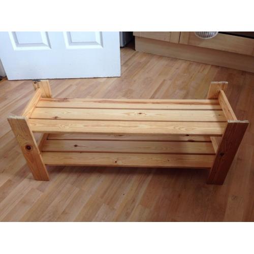 Wooden Shoe Rack