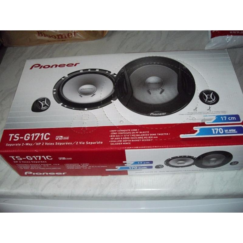 Pioneer Car Speakers with Tweeters