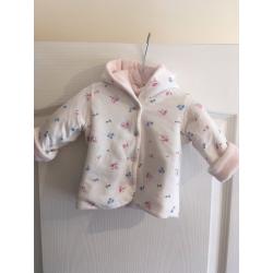 Reversible Baby Girl Coat