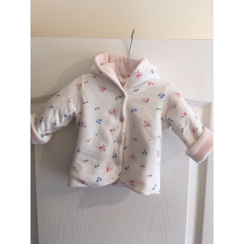 Reversible Baby Girl Coat