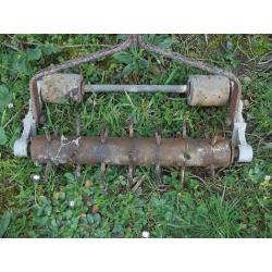 Antique garden lawn spiker