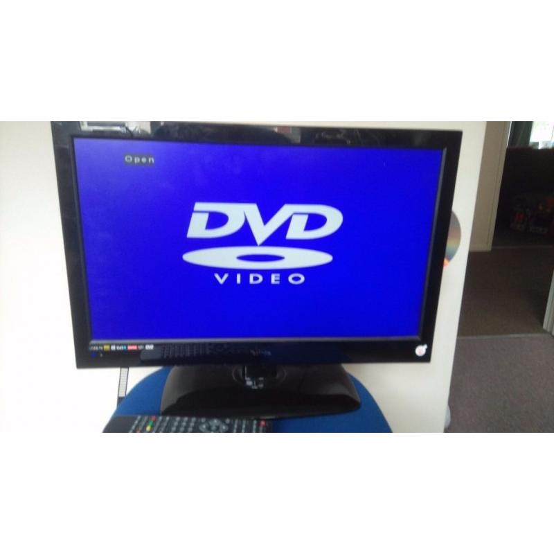 TV and DVD player