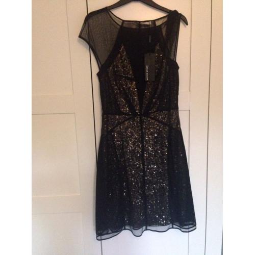 Black sequinned Karen Millen dress