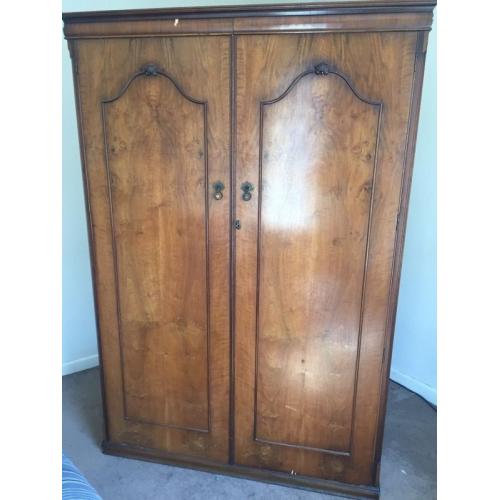 Beautiful Solid Large Vintage Wardrobe