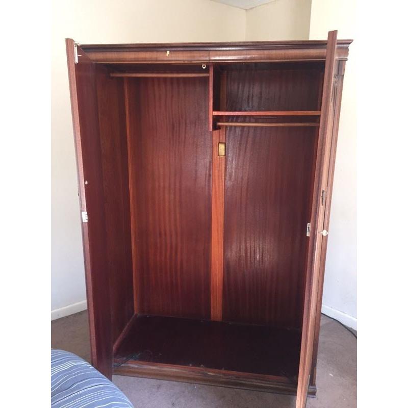 Beautiful Solid Large Vintage Wardrobe