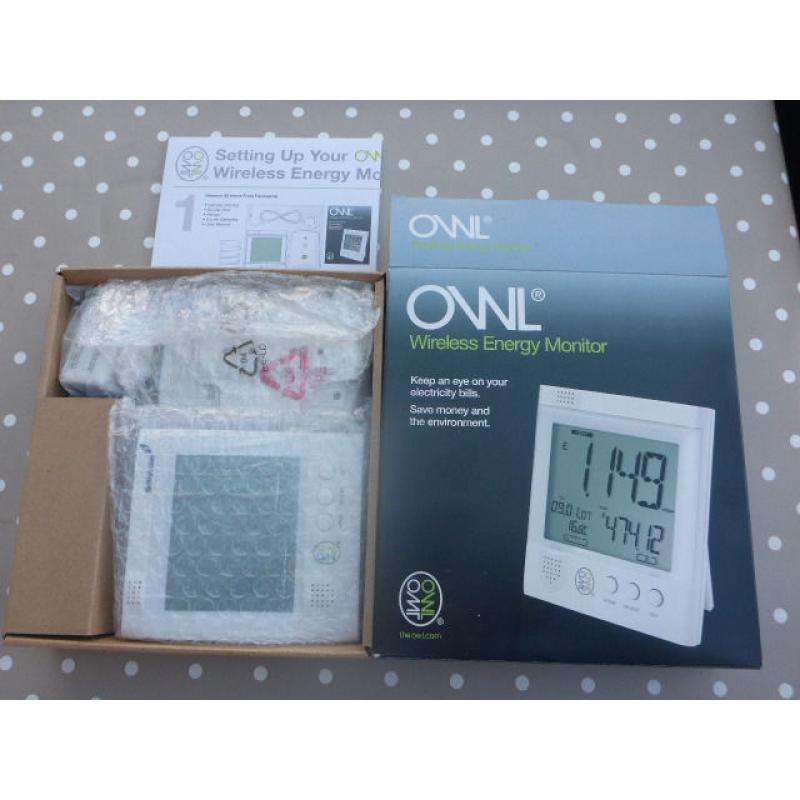 OWL Wireless Energy Monitor, NEW & BOXED