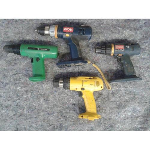 CORDLESS DRILLS 4 OFF