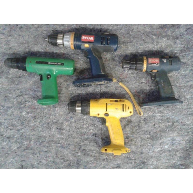 CORDLESS DRILLS 4 OFF