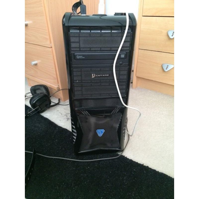 Gaming PC with accessories