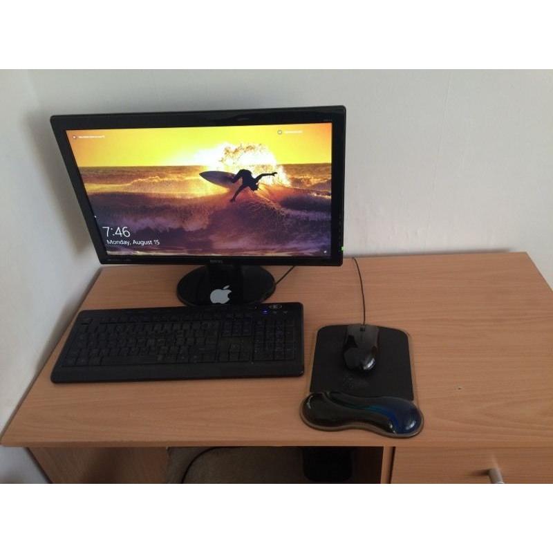 Gaming PC with accessories
