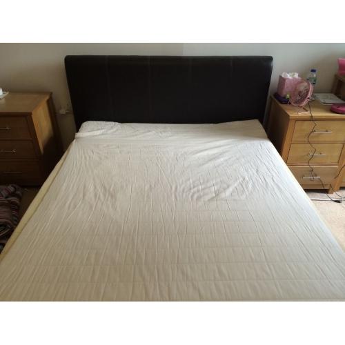 Stylish bed frame and mattress for sale
