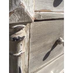 Lovely, French, painted chest of drawers, vintage, antique