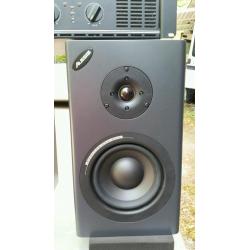 Professional Studio Monitors and Amplifier.
