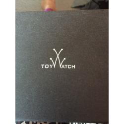 Black TOY watch. Boxed. Excellent condition