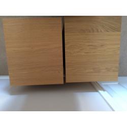 *** BRAND NEW *** Two IKEA Malm bedside drawer chests with FREE glass tops