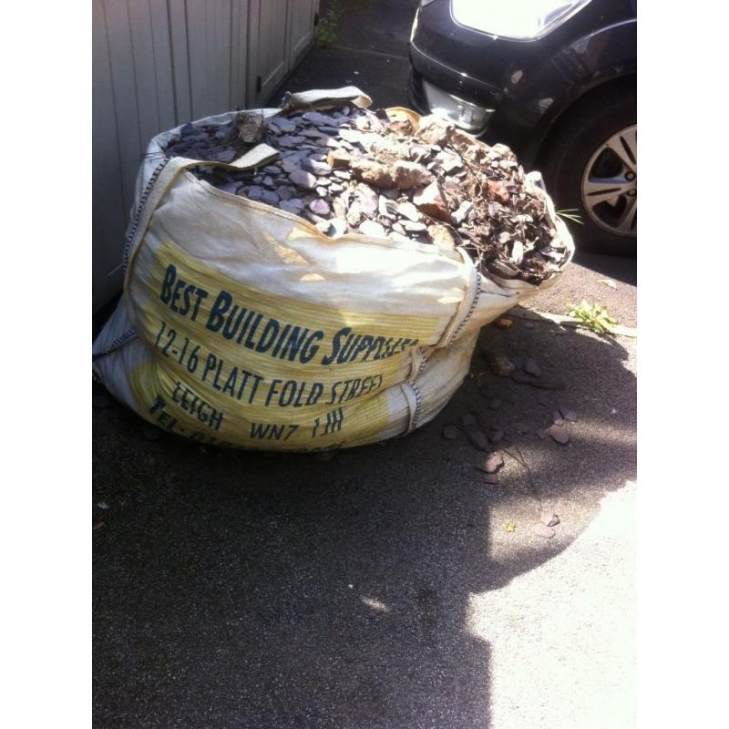 2 massive bags of purple stones