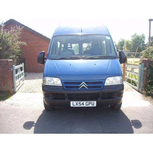 Citroen relay minibus with tail lift