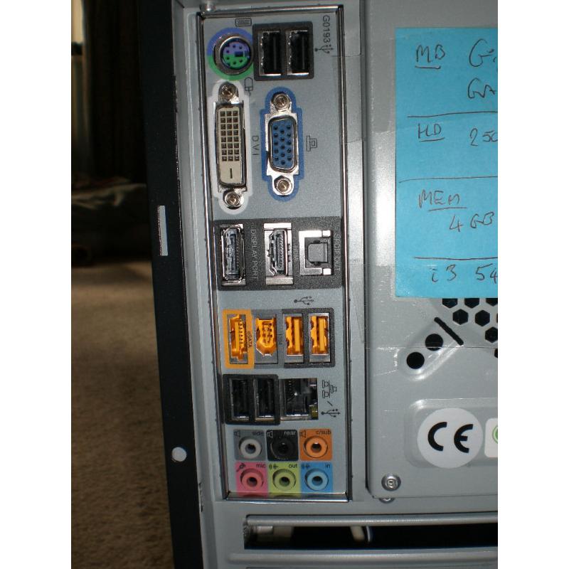 Overclockers Intel i3 4GB 250GB Computer