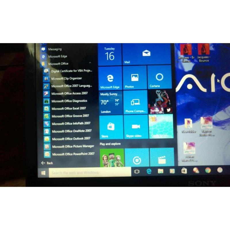 (Used) Sony Vaio Laptop