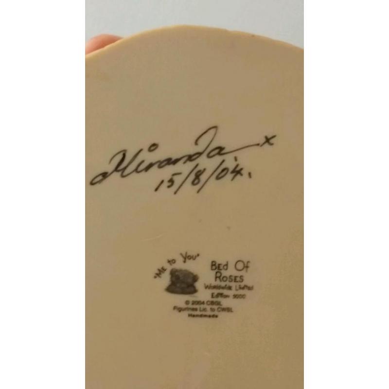Me to you Signed limited edition bed of roses.