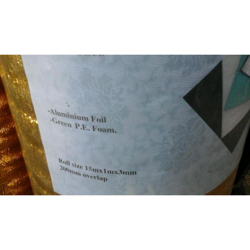 Laminate floor underlay gold