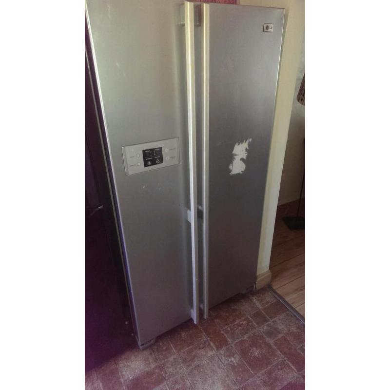 Broken fridge freezer