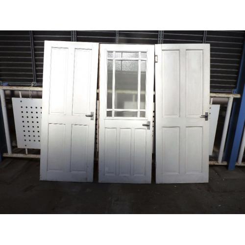 Solid Pine 1960s Panel Doors (3)