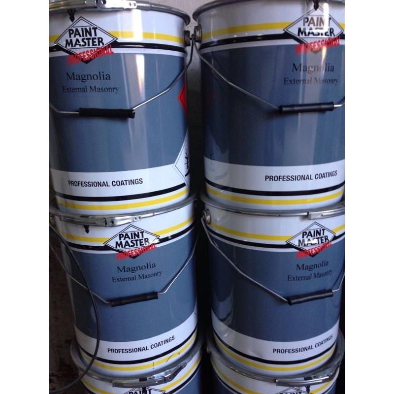 Paint Master Magnolia Masonry Paint (20L Drums)