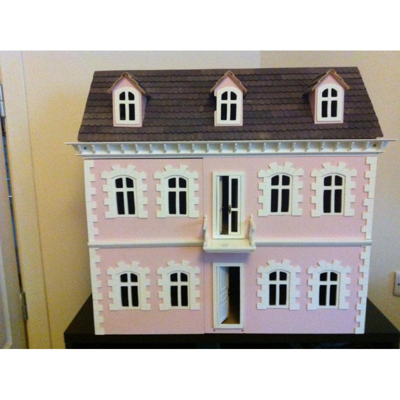 Large dolls house and furniture