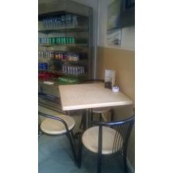 cafe tables and chairs