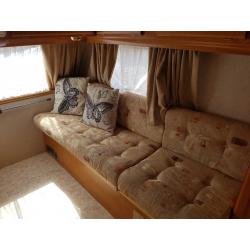 Fleurette Tamaris 38 pop top 2 beryh touring caravan year 2002 with full awning and motor mover