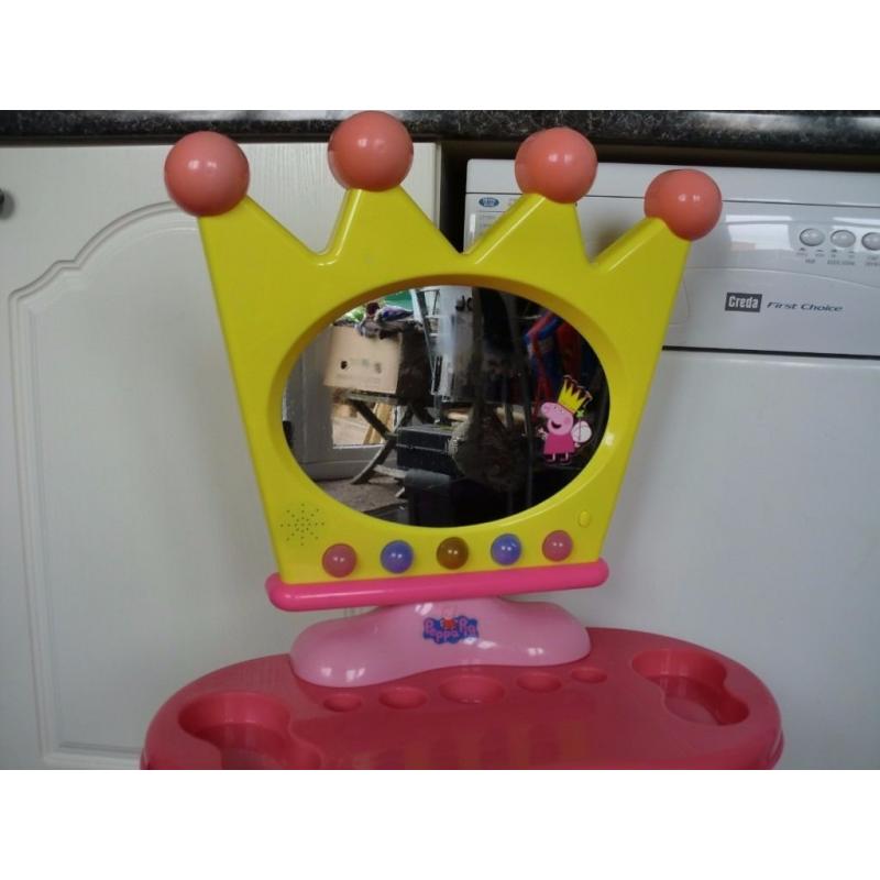 Peppa Pig dressing table and Stool