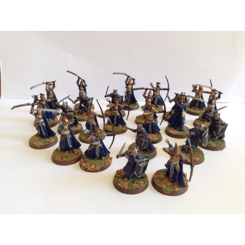 Lord of the Rings Warhammer - 24 Warriors of Last Alliance *Collection Only*