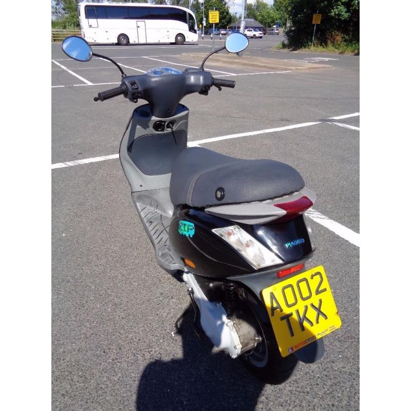 2002 PIAGGIO ZIP 50 2T SCOOTER MOPED 3 OWNER VGC 2731 MILES RUNS A1 NEW MOT &TAX