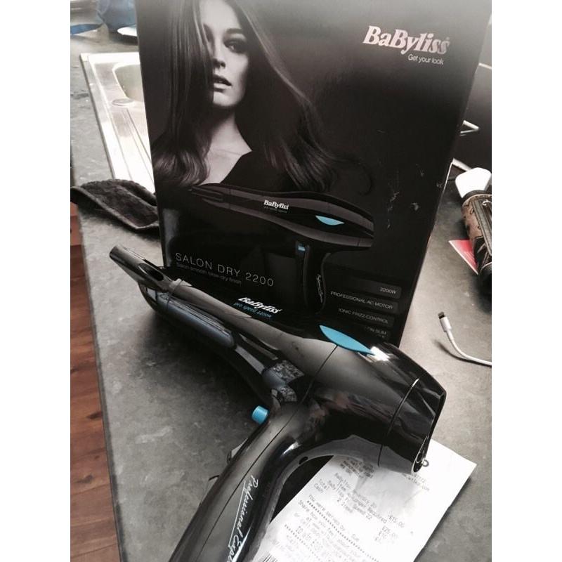 Babyliss pro hair dryer