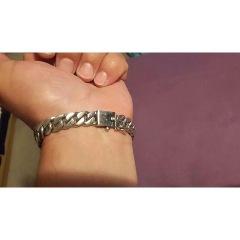 SILVER MEN BRACELET