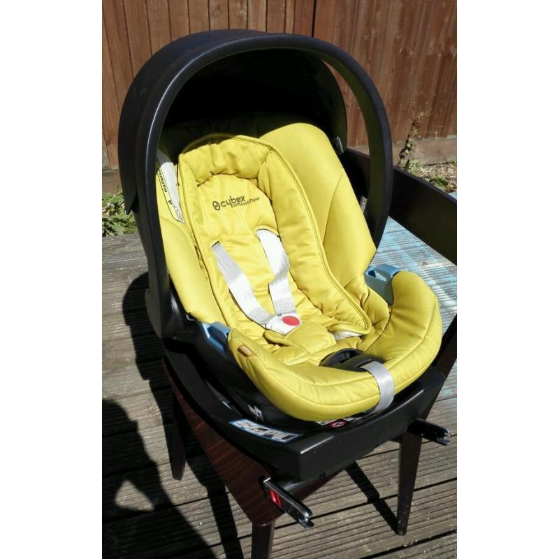 Cybex Aton car seat + isofix base