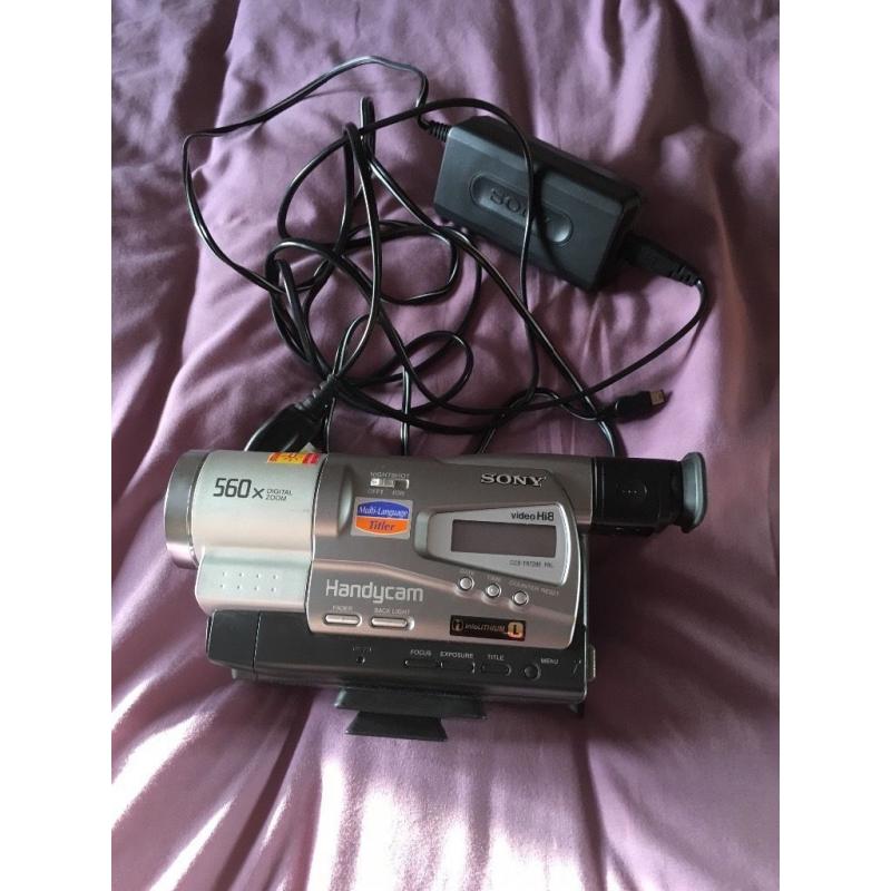 Sony camcorder