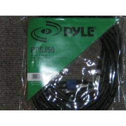 pyle speakon to 1/4'' Jack cables (50ft) 3 pairs (6 cables) 12 gauge pro cable