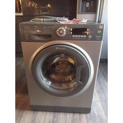 HOTPOINT SILVER 9KG WASHING MACHINE