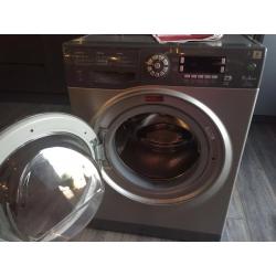 HOTPOINT SILVER 9KG WASHING MACHINE
