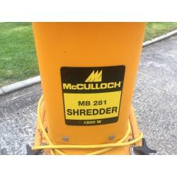 Garden Shredder Mucculloch MB 281