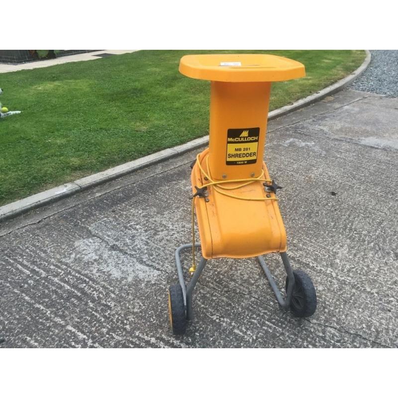 Garden Shredder Mucculloch MB 281
