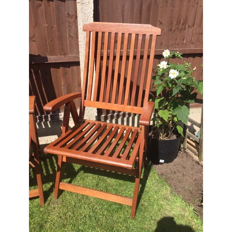 4 Fully Reclining Quality Chairs