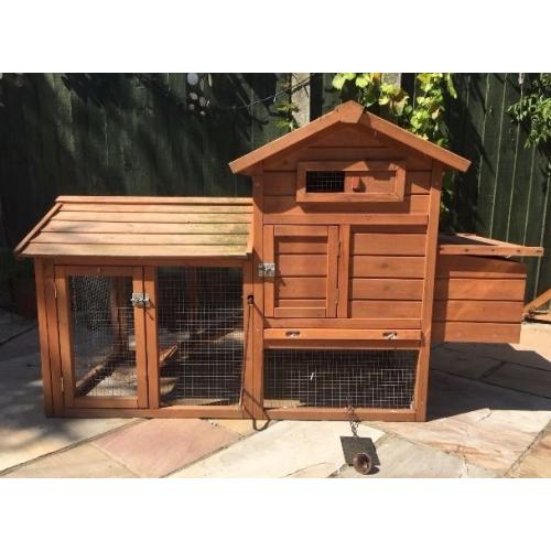 CHICKEN HEN HOUSE COOP POULTRY ARK RUN RABBIT HUTCH FOR SALE